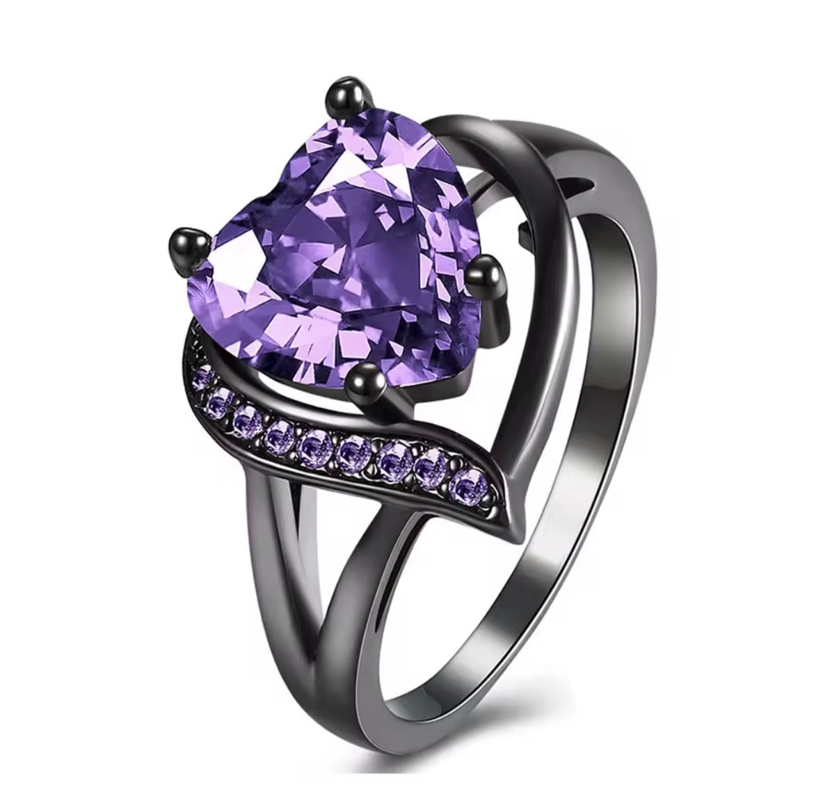 Female heart ring